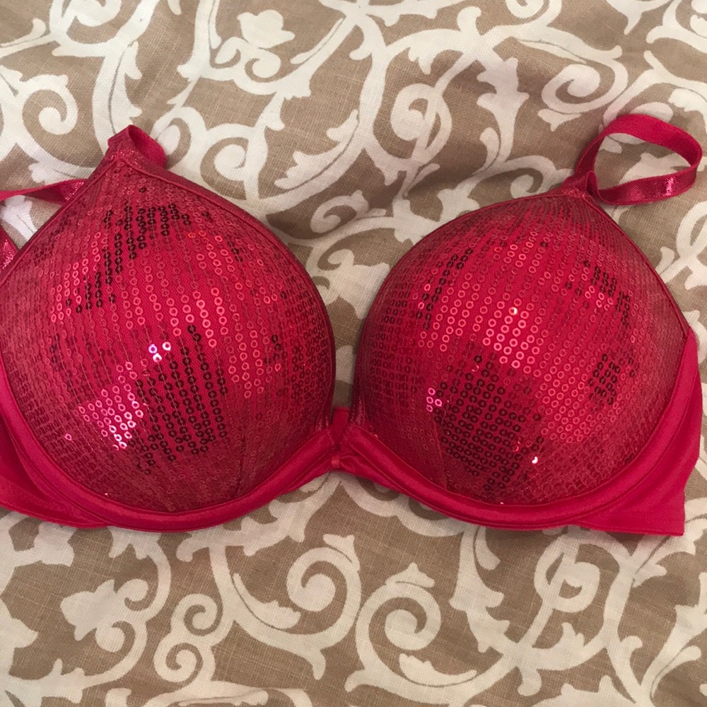 Pink bra